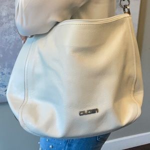 Brazilian Leather purses. Brown and white.